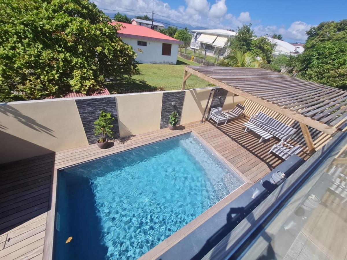 Villa Jasmin Standing Piscine Chauffee 4 Ch 9 Pers Baie Mahault Eksteriør billede