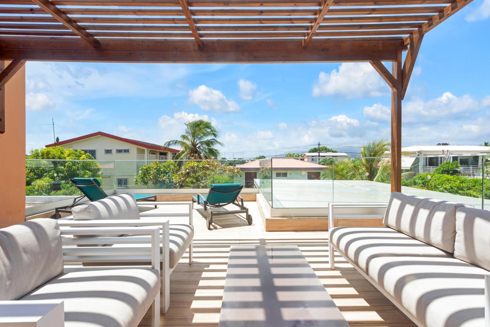 Villa Jasmin Standing Piscine Chauffee 4 Ch 9 Pers Baie Mahault Eksteriør billede